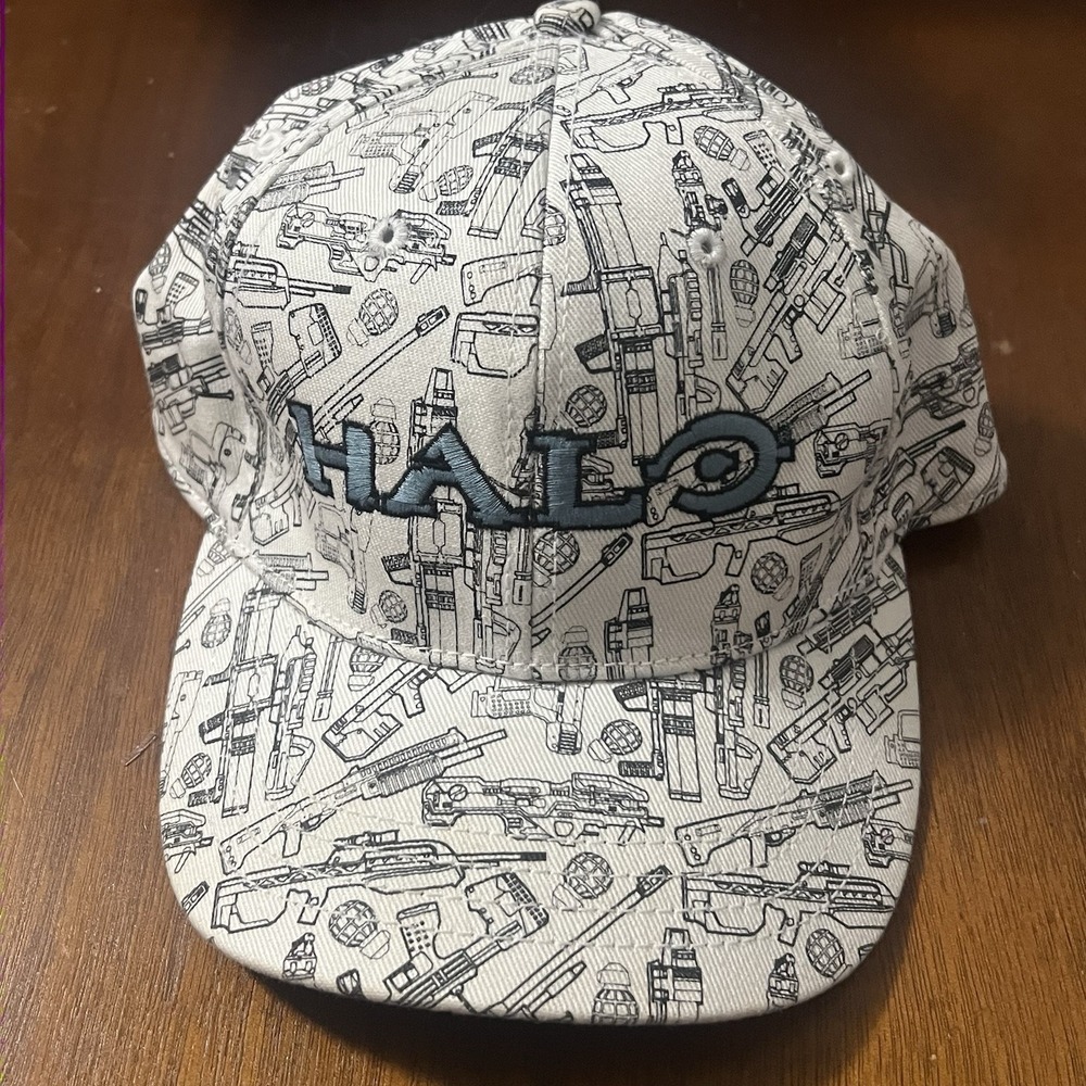 Halo 3 AOP Hat Cap Promo Ultra RARE 2009 Microsoft XBOX 360 Master Chief Bungie